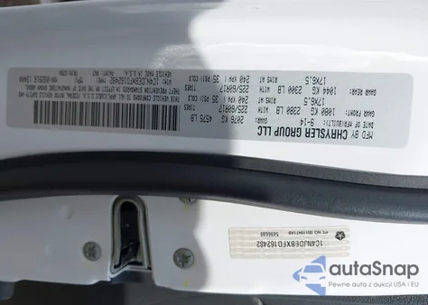 2015 Jeep Compass Latitude из США, поврежденный, VIN 1C4NJDEBXFD162482